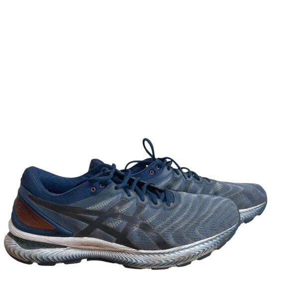 ASICS Gel Nimbus 22 1011A860 Glacier Blue, Graphite Gray Men’s Sz 13